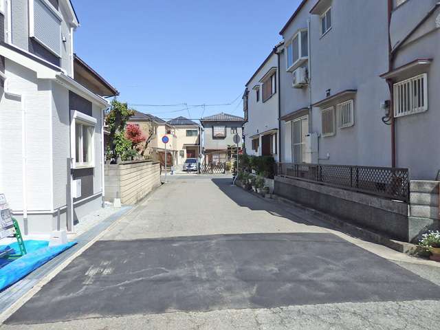 戸建てが多く立ち並んでいるエリア。