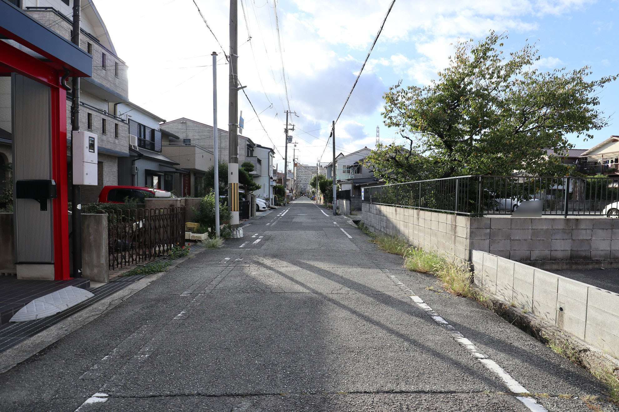 JR神戸線の北側に広がる町。