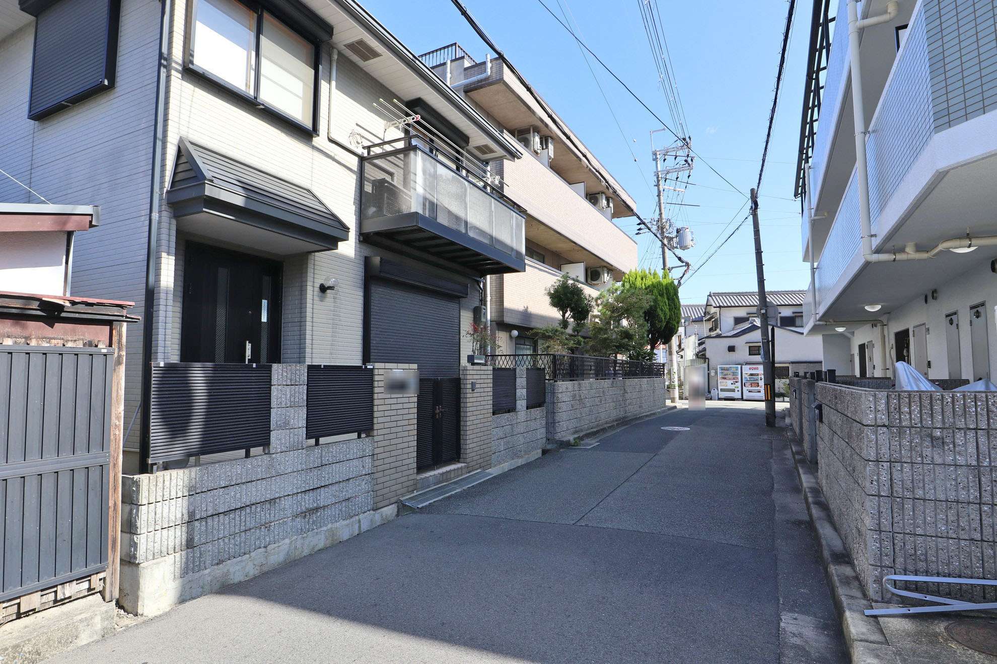 落ち着いた雰囲気の町並み。