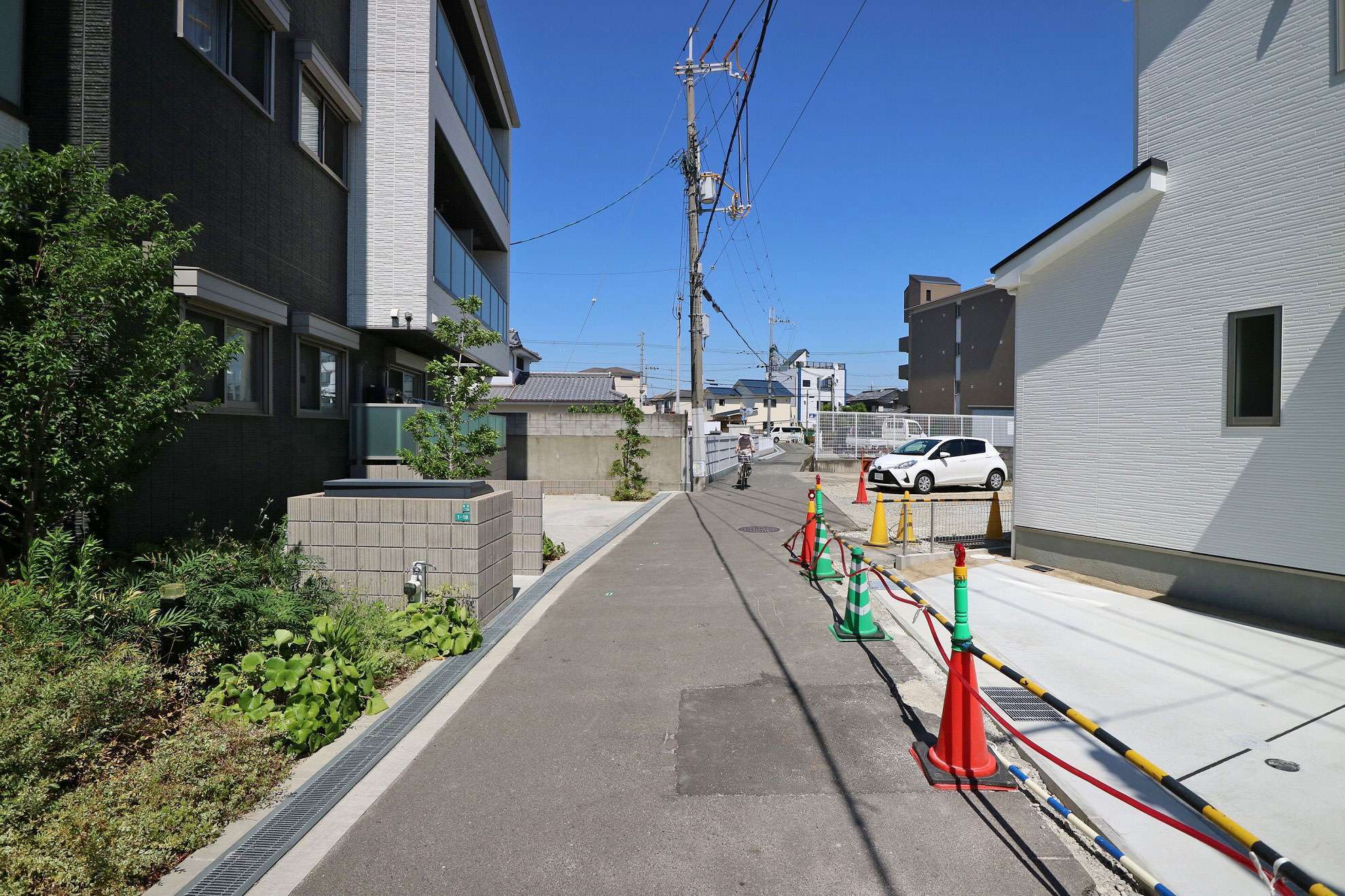 平坦な地勢で、自転車で移動する人も多く見かけます。