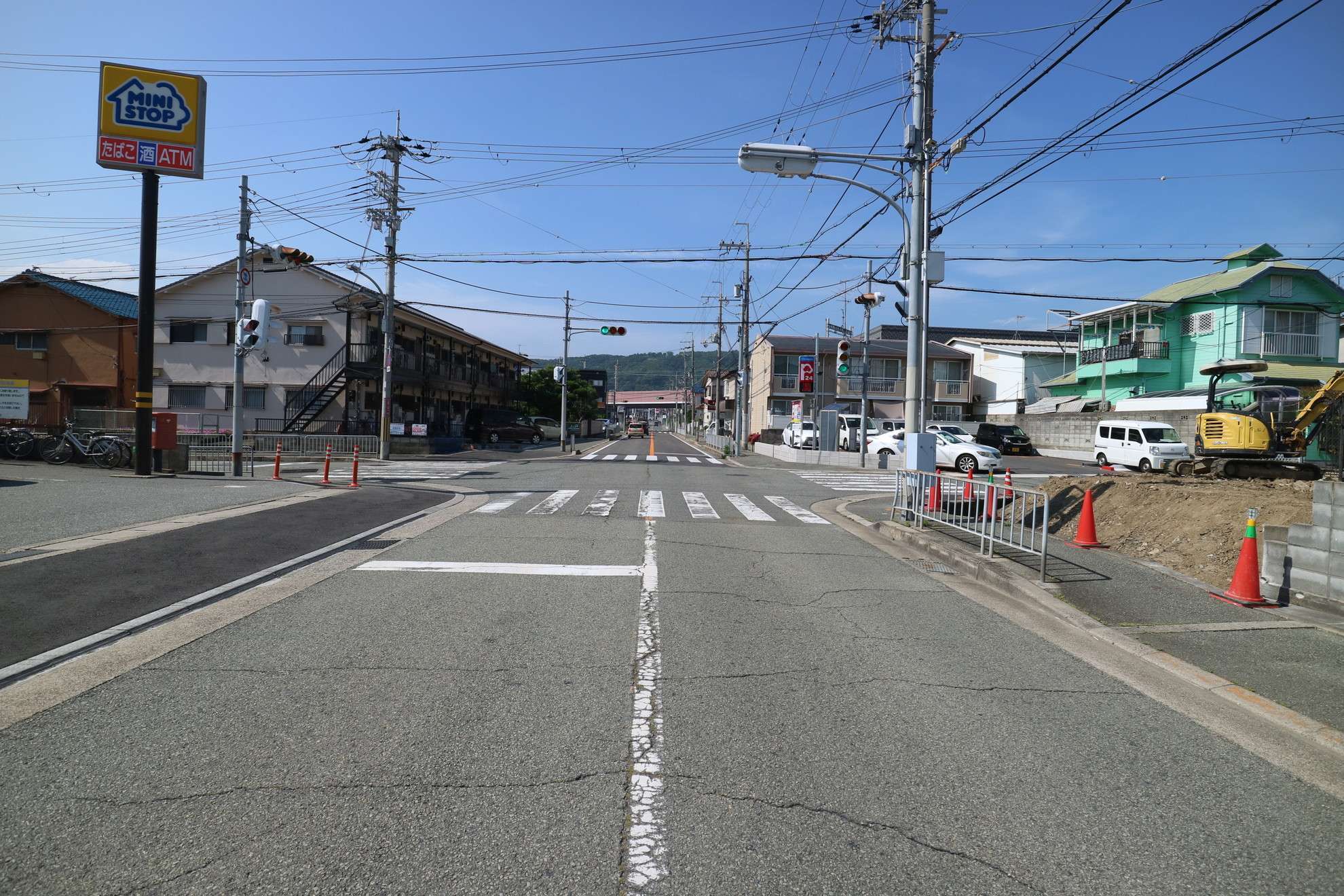 高い建物が少なく、広々とした開放感がある町です。