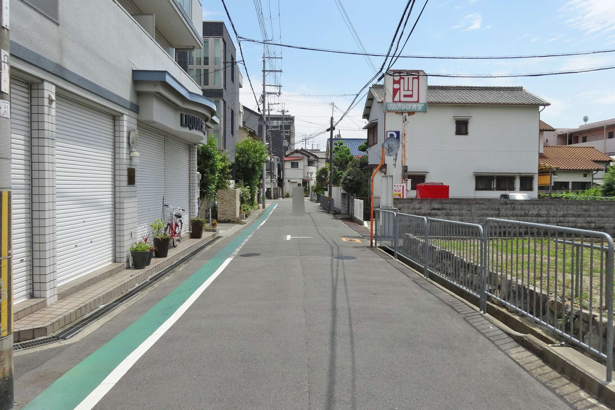 比較的区画が整っており、趣のある雰囲気。