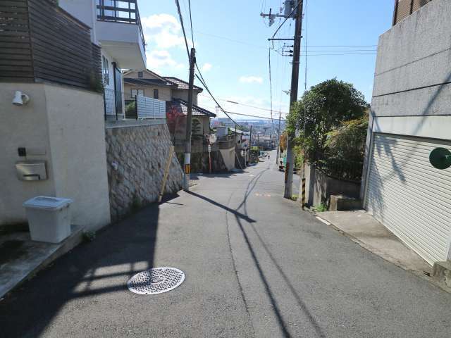 高台にあるため眺望が取れる場所があります。