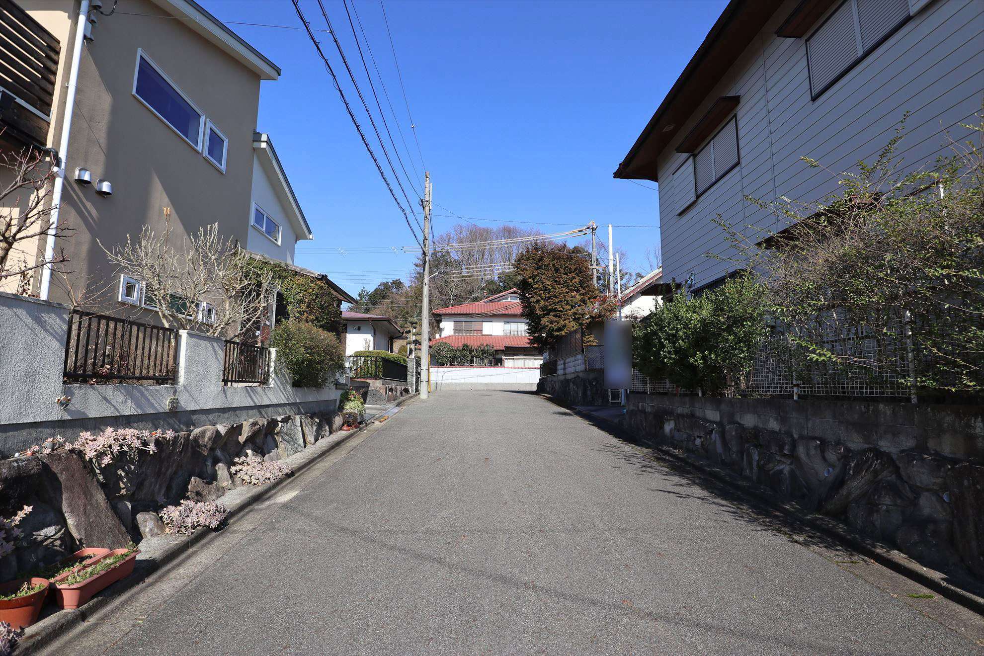 自然を身近に感じる住宅地。