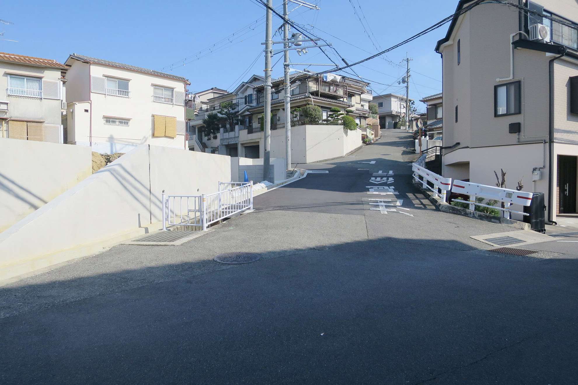 閑静な住宅地。