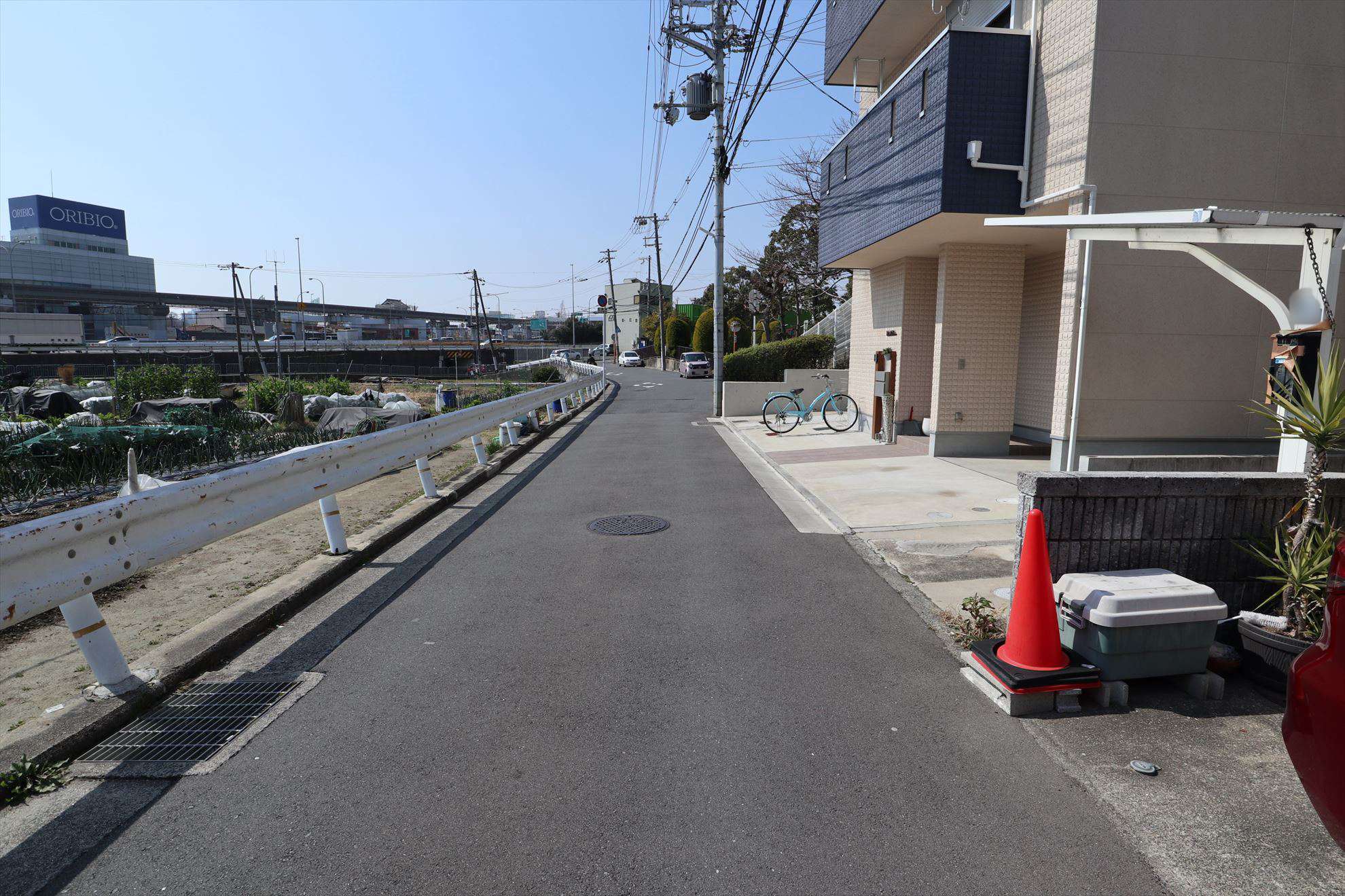 田畑が残されているところが少しあります。