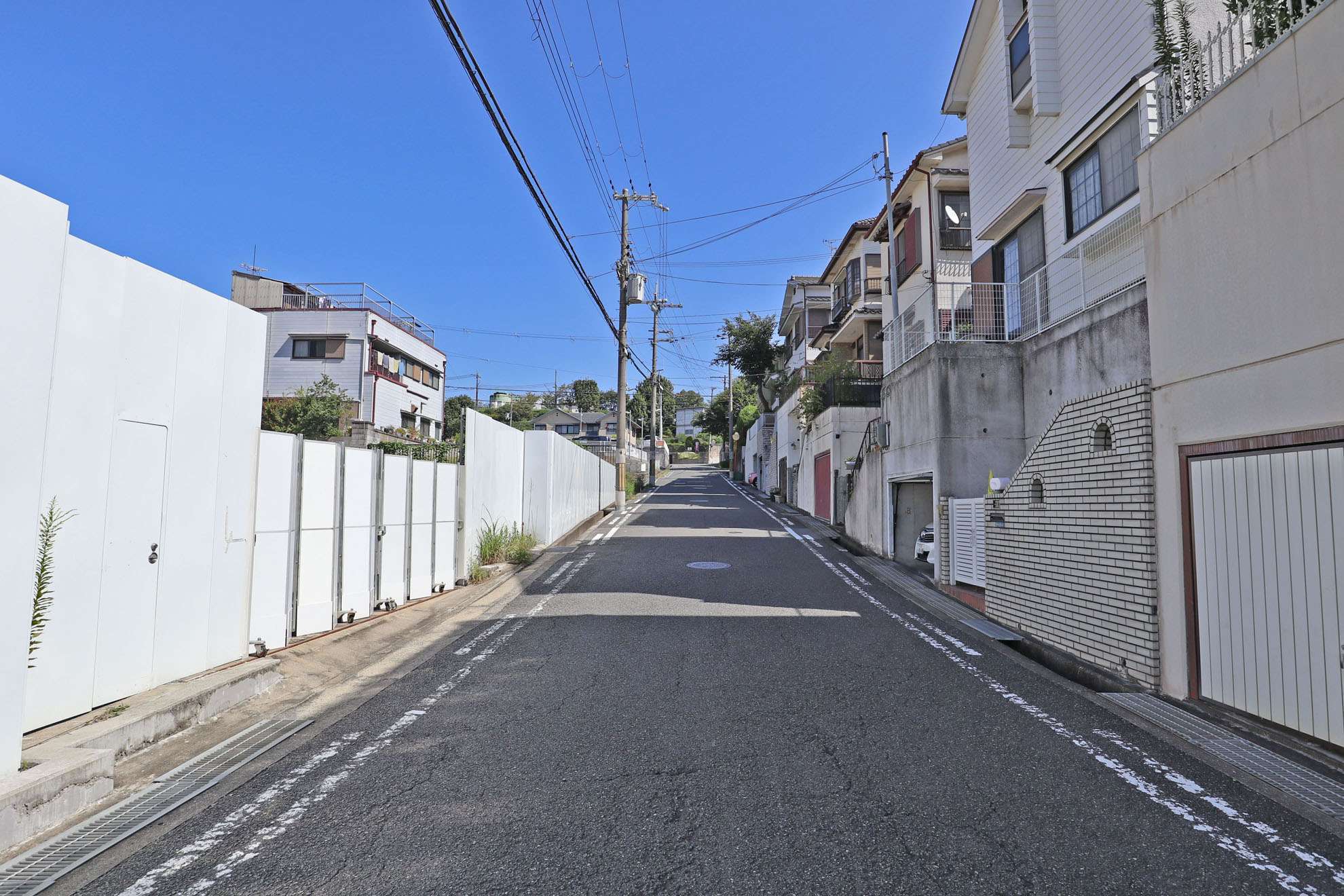 アップダウンのある地勢です。