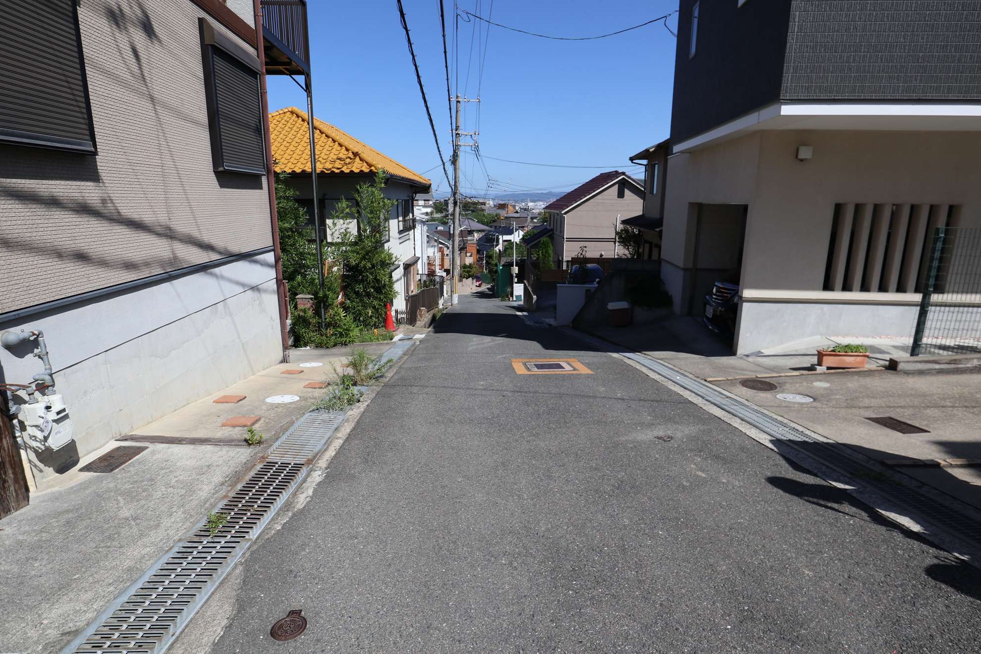 アップダウンのある地勢。