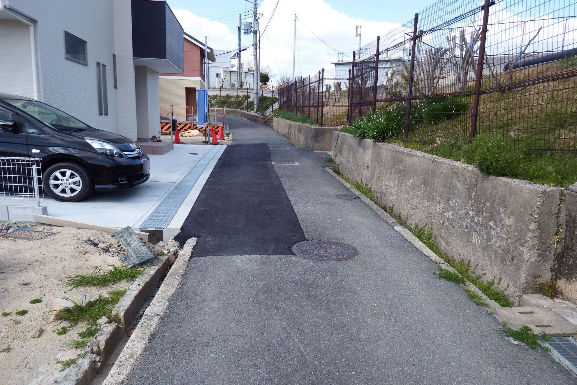 町中の至るところに緑が点在しています。