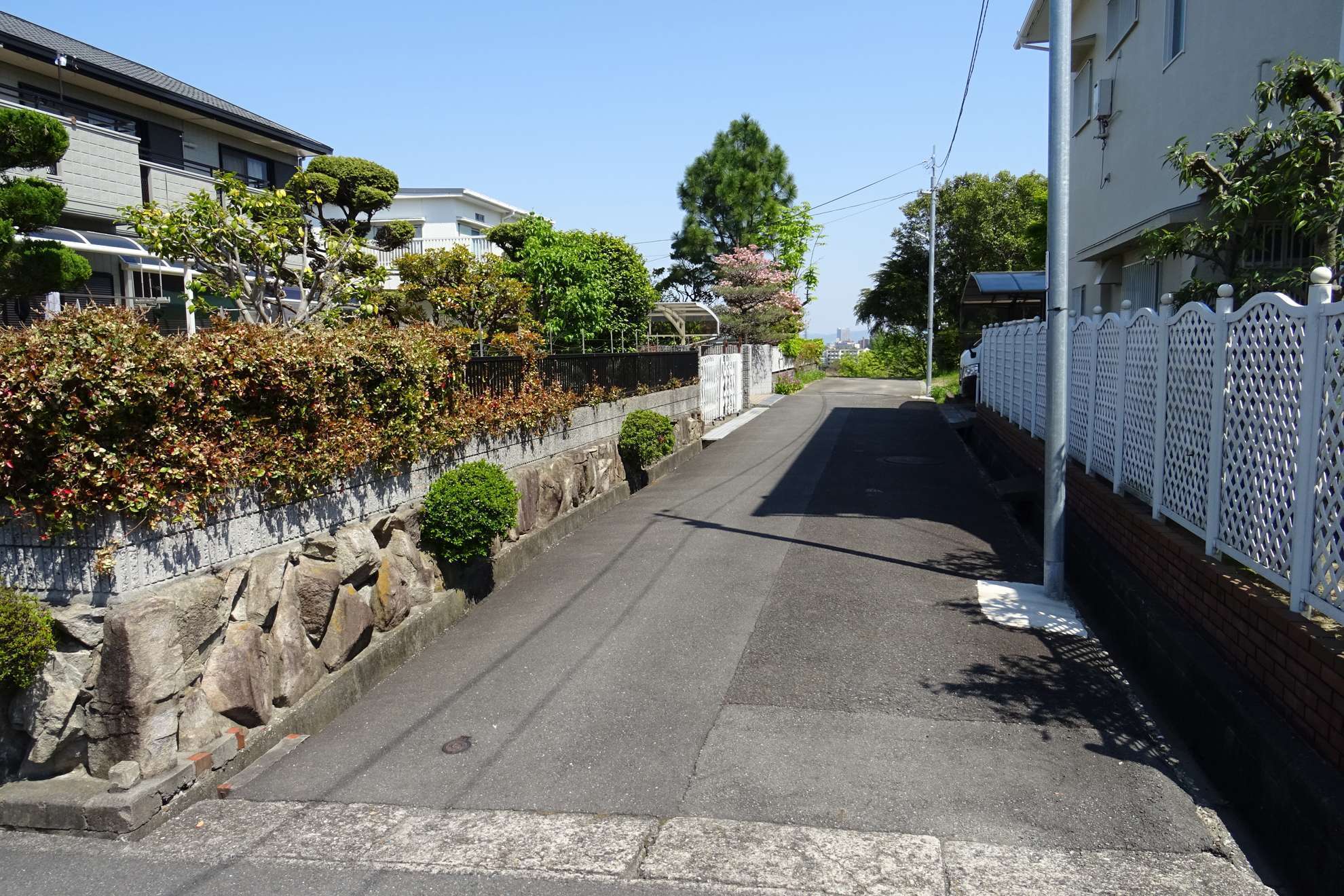 高台のため、町内の様々なところから眺望が望めます。