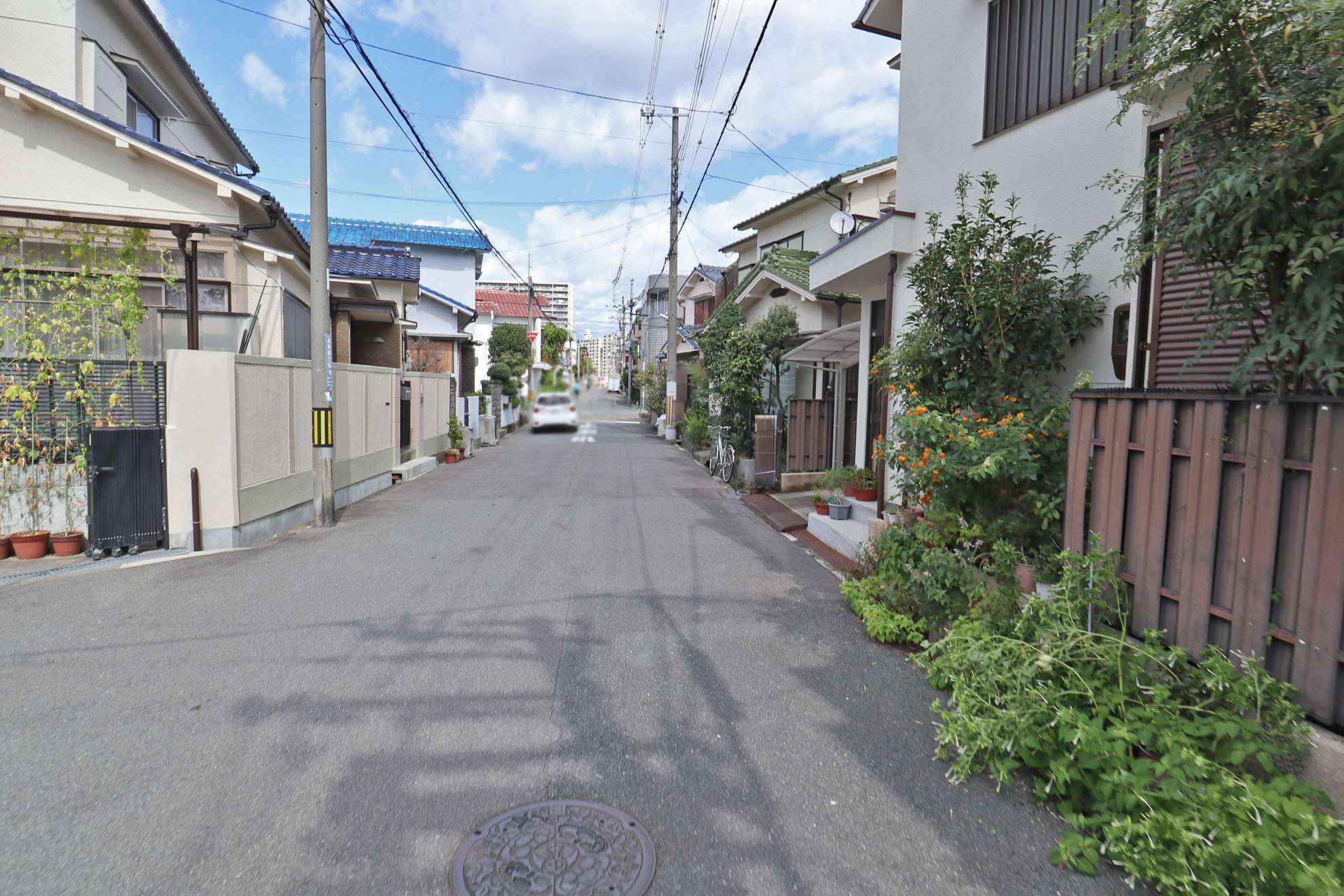 地勢は平坦で、自転車での移動もスムーズ。