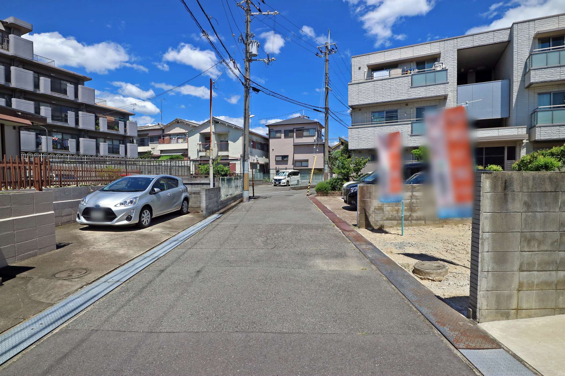 場所によっては、ややアップダウンがあります。