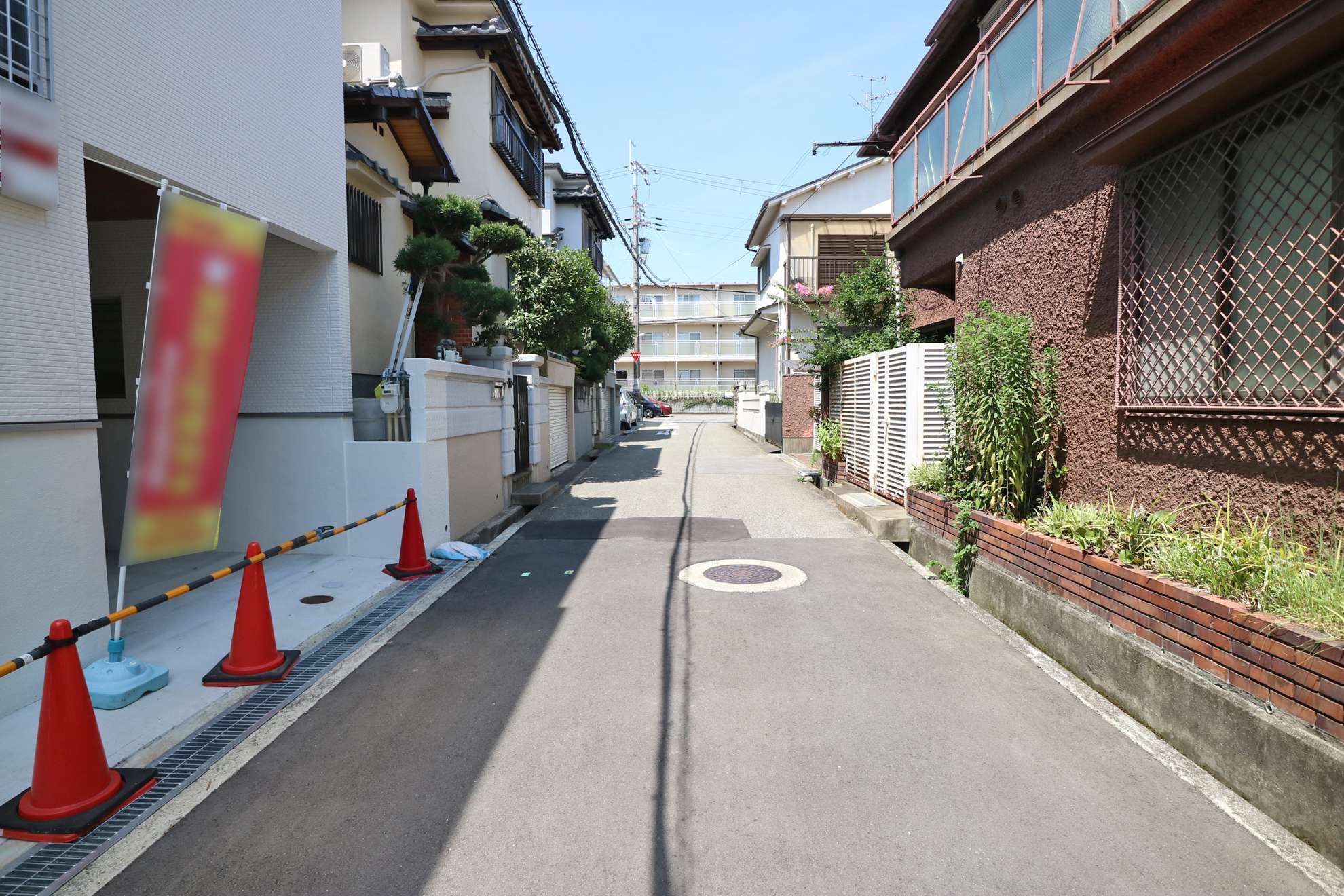 町中でも緑を感じる住環境。