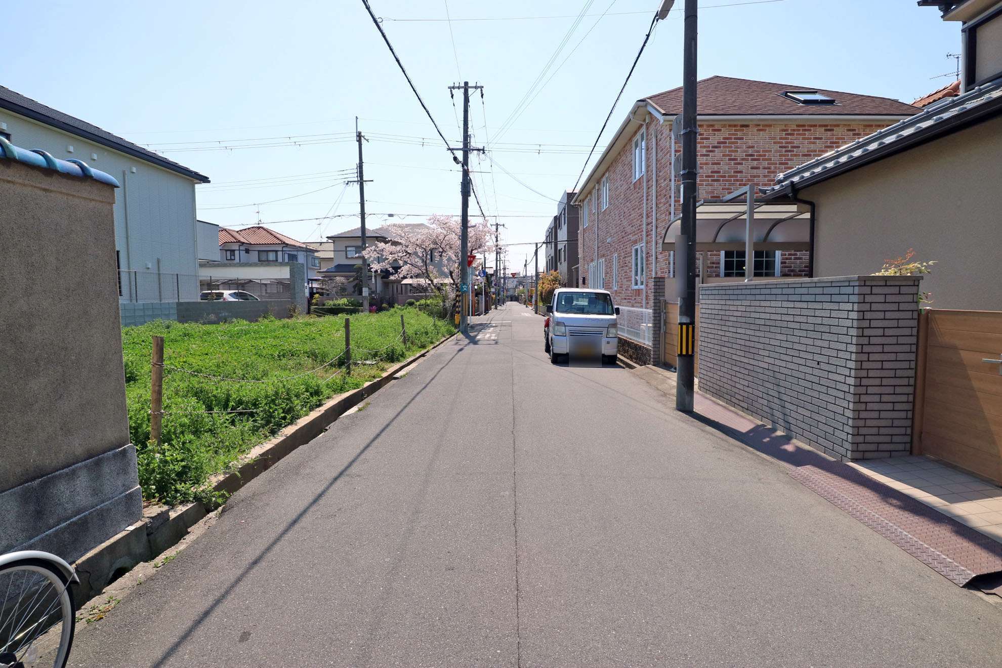 町中でも緑を感じます。