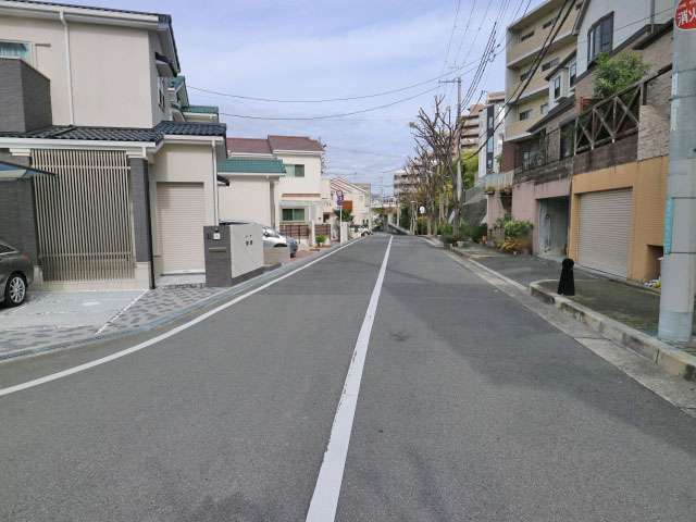 一戸建てやマンションなどが混在しています。