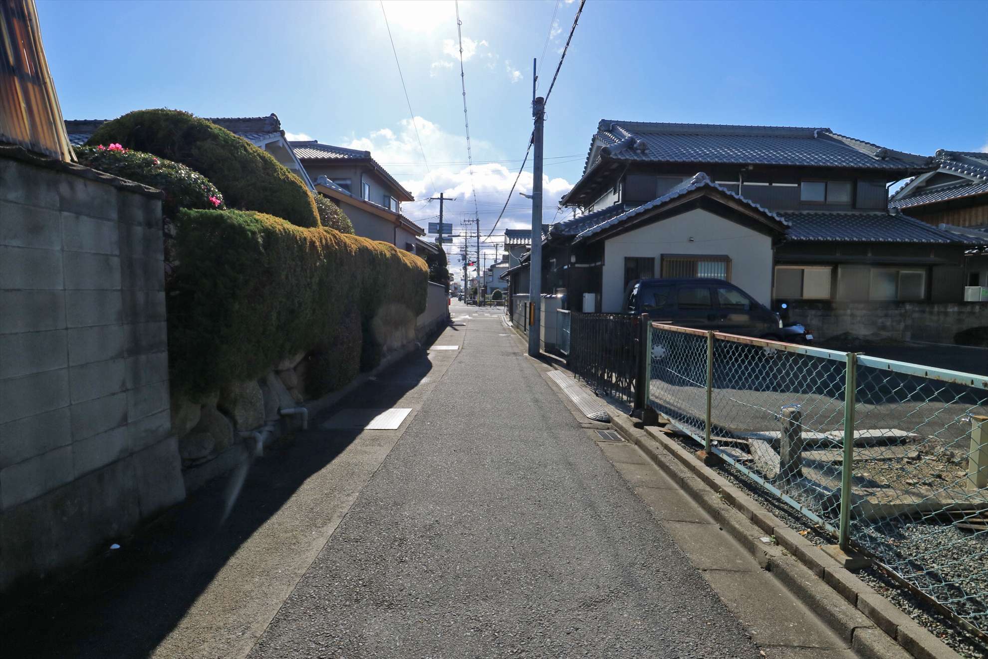地勢は平坦で、自転車での移動もスムーズです。