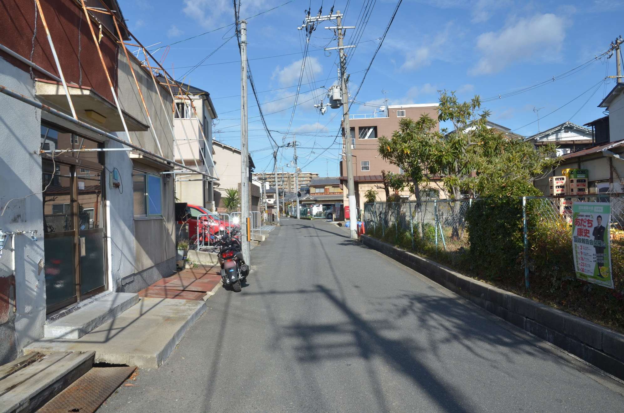 趣のある昔ながらの街並み。