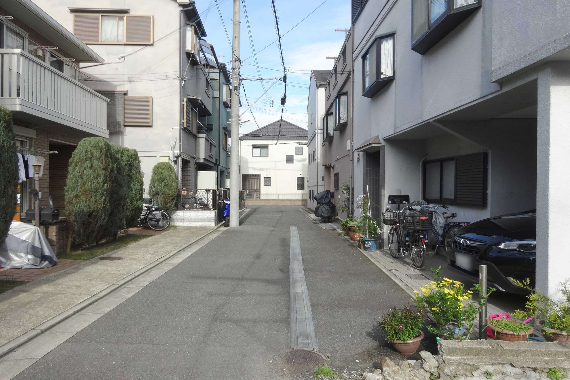 地勢は平坦で、自転車での移動もスムーズです。