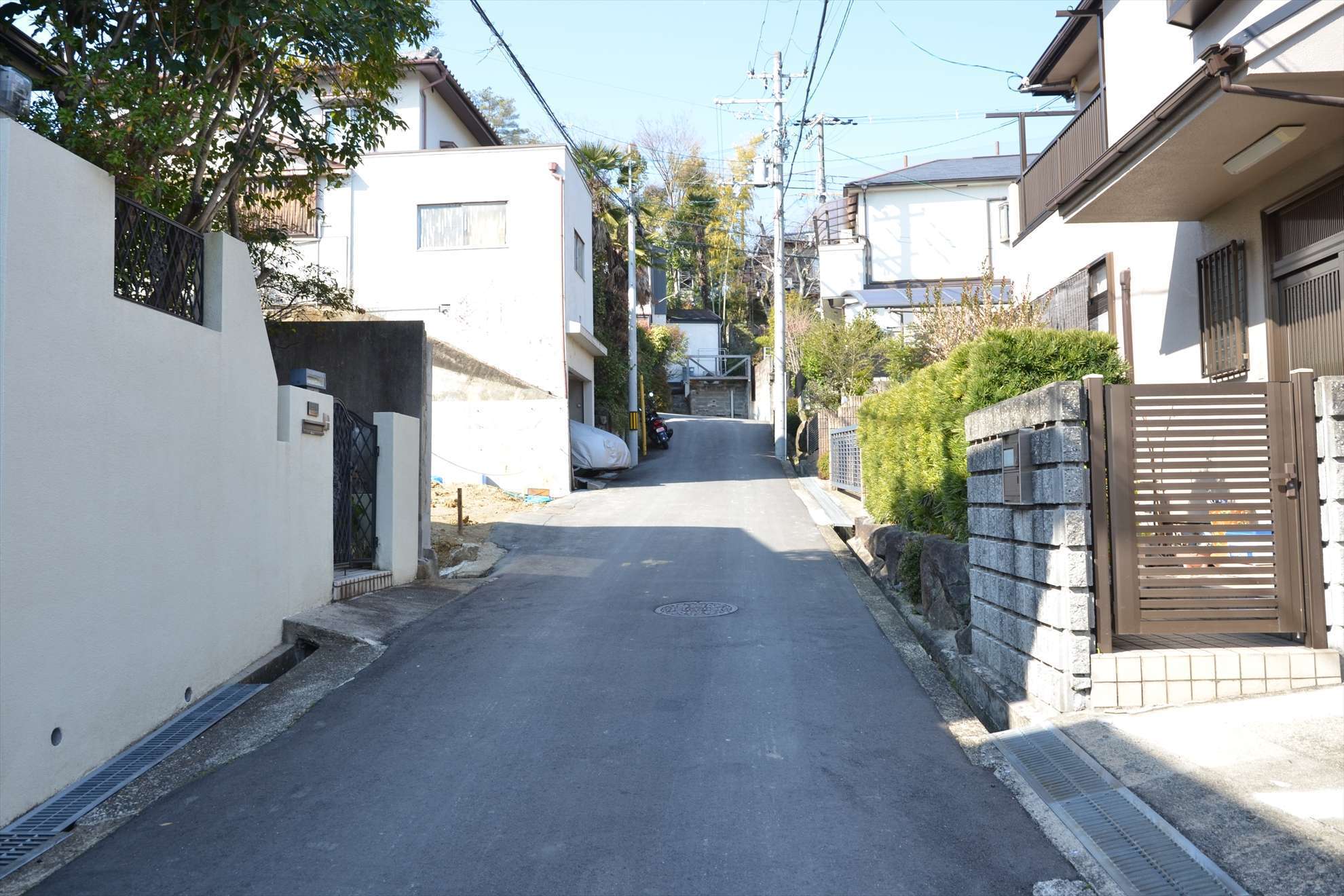 アップダウンのある地勢です。