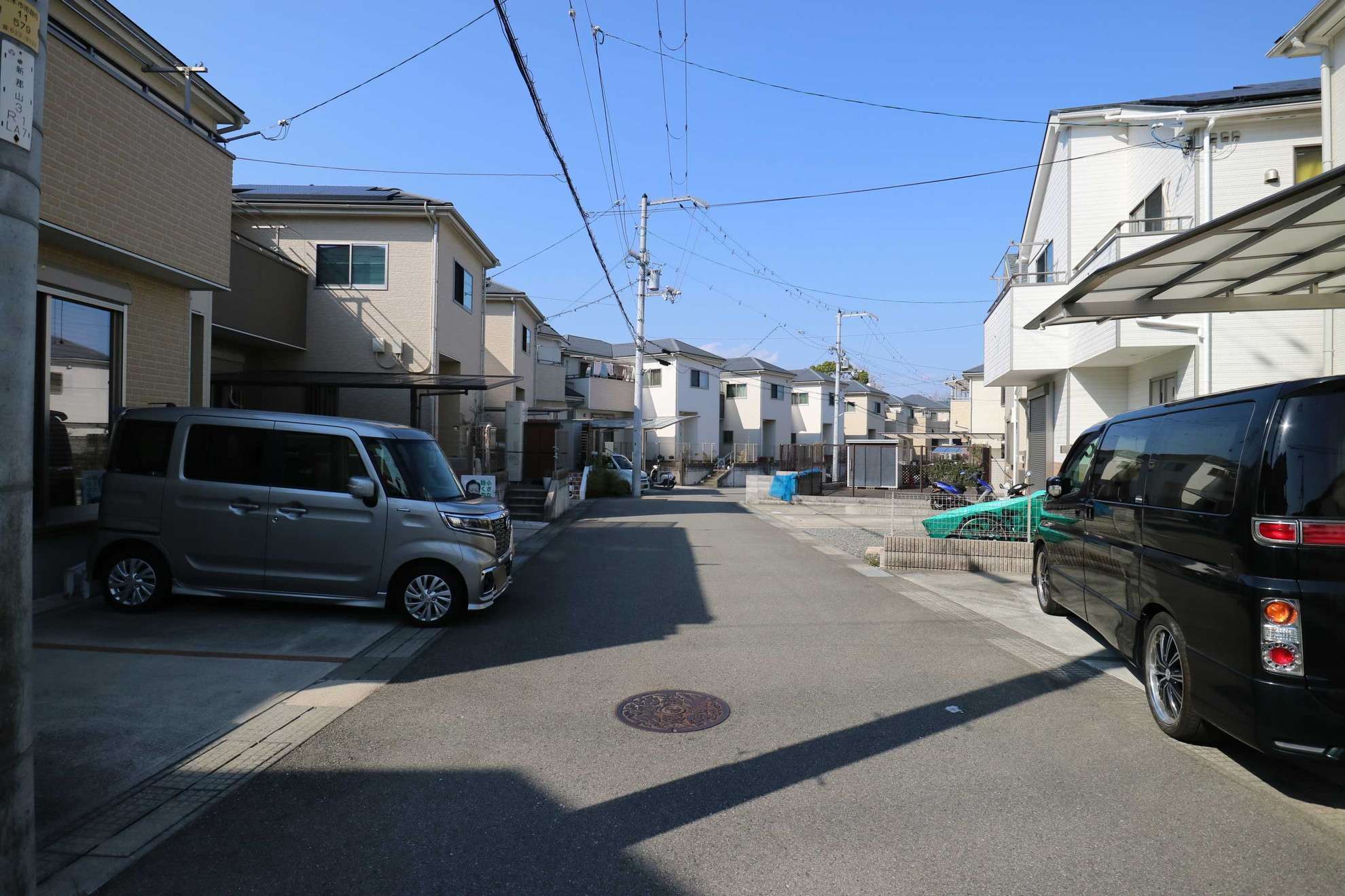 区画の整ったスッキリとした街並み。