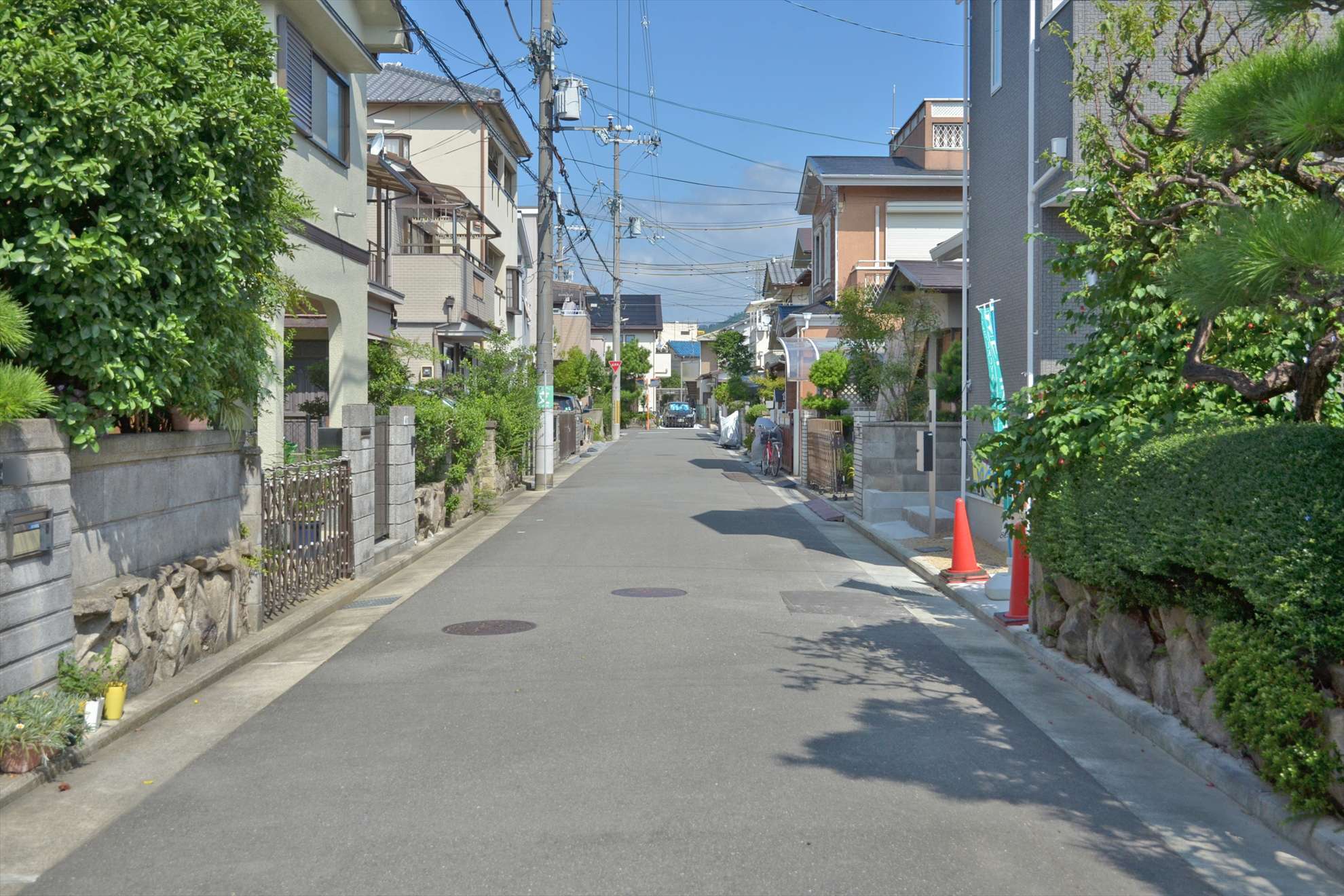 緑を身近に感じる住宅地。
