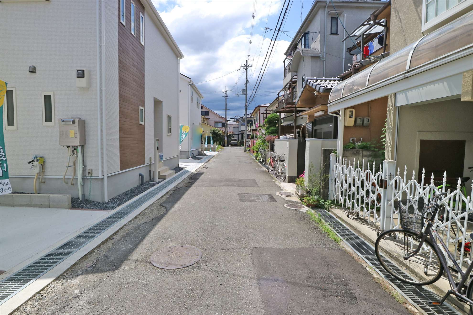 区画はほぼ整っており、すっきりしています。