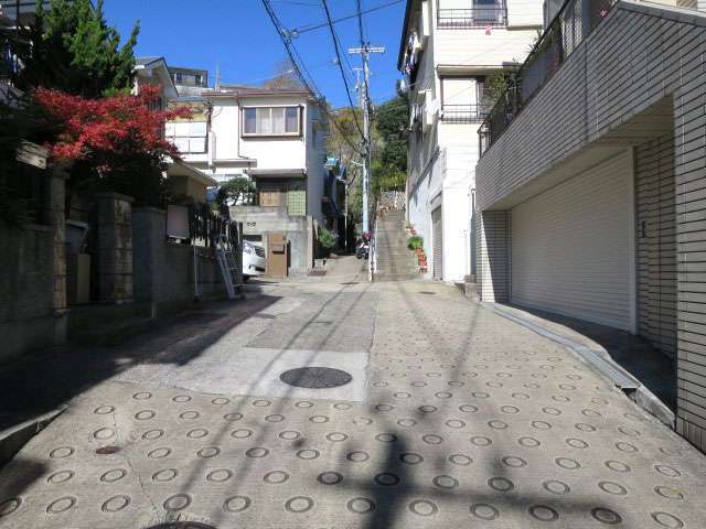 一戸建てやマンションなどが混在する閑静な町。