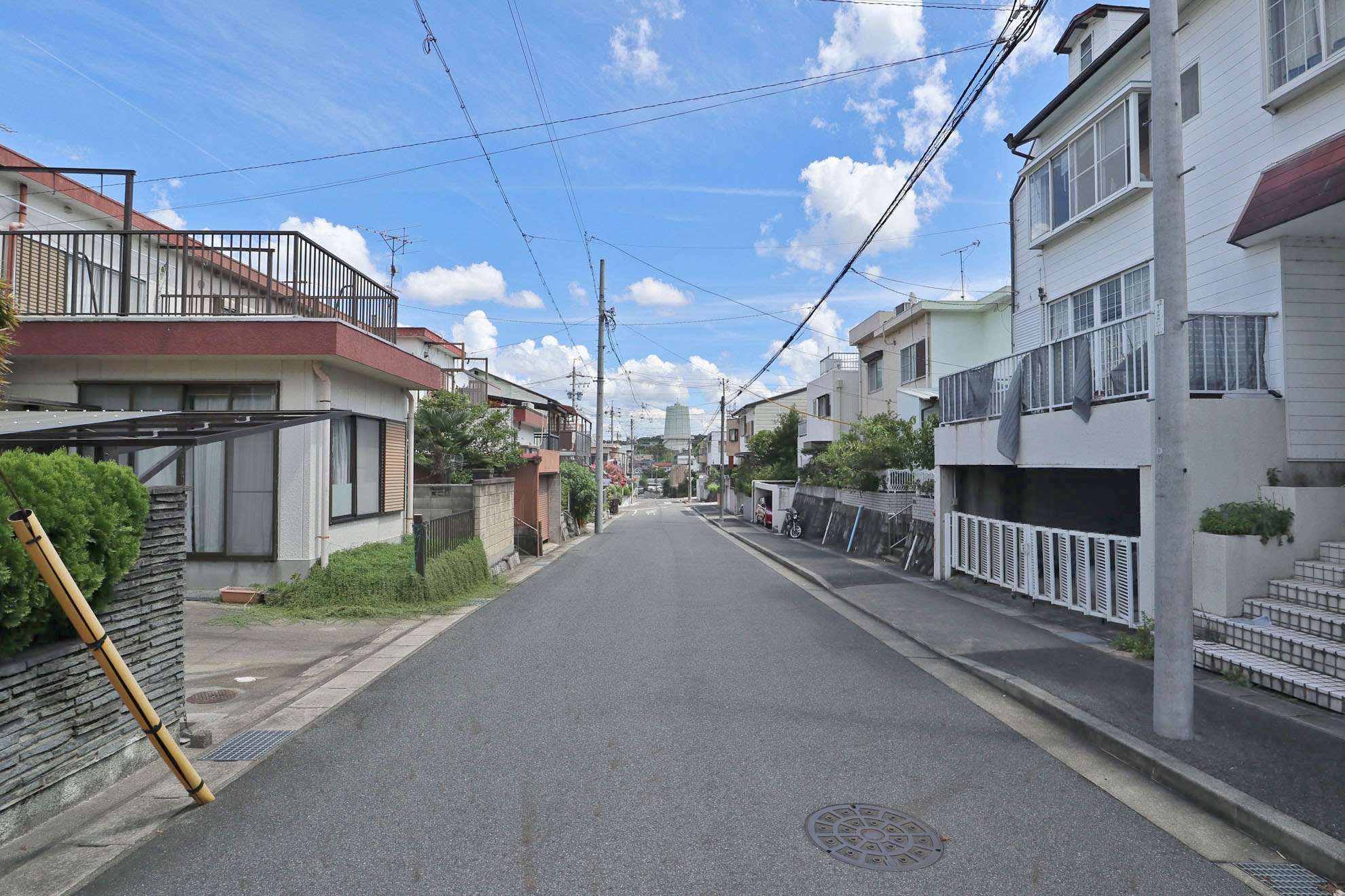 直線的な街路が多く、すっきりとしています。