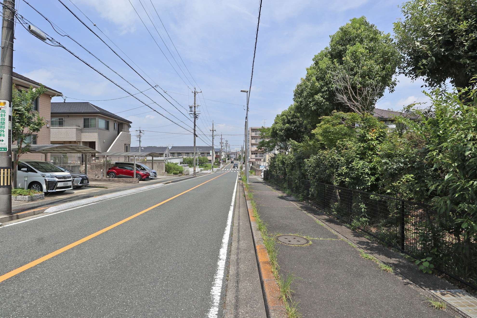 町中でも緑を身近に感じる住環境。