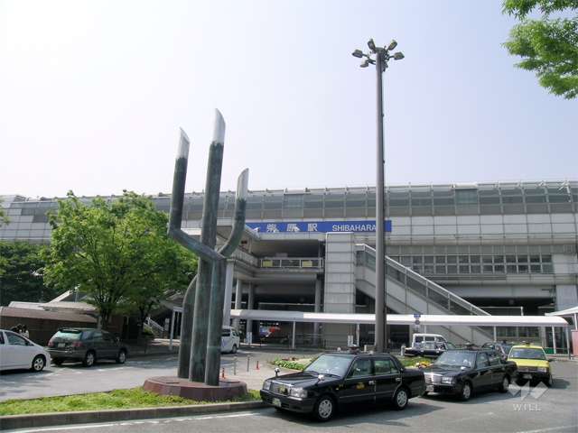 大阪モノレール線「柴原阪大前」駅の外観