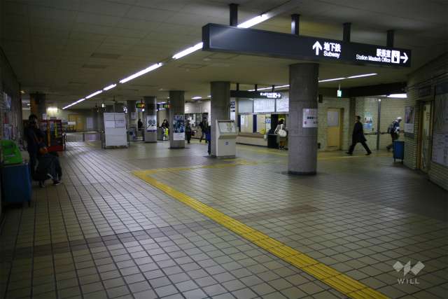 地下鉄鶴舞線「植田」駅の外観