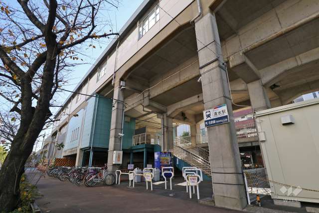 名鉄瀬戸線「清水」駅の外観