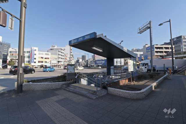 地下鉄名城線「熱田神宮伝馬町」駅の外観