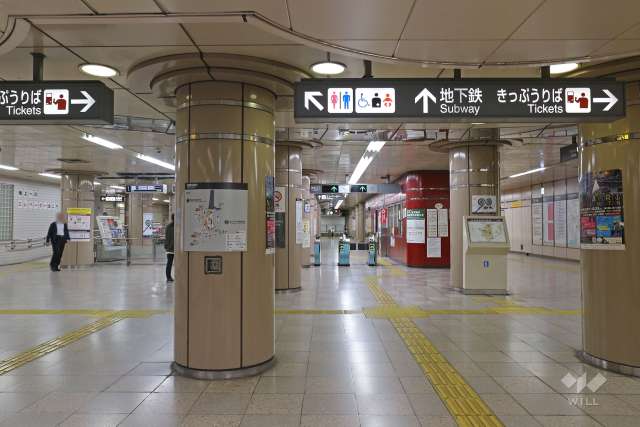 地下鉄名港線「日比野」駅の外観