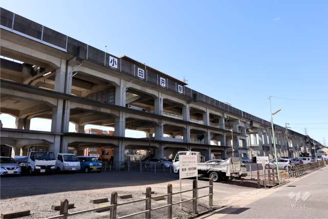 東海交通事業城北線「小田井」駅の外観