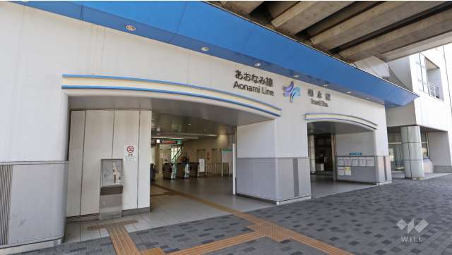 あおなみ線「稲永」駅の外観