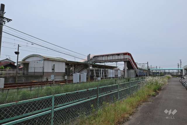 名鉄小牧線「間内」駅の外観