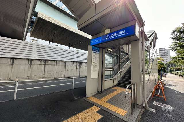 ゆりかもめ「芝浦ふ頭」駅の外観