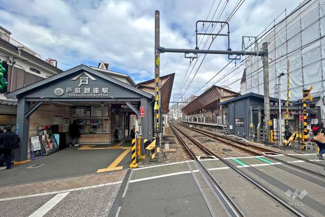東急池上線「戸越銀座」駅の外観