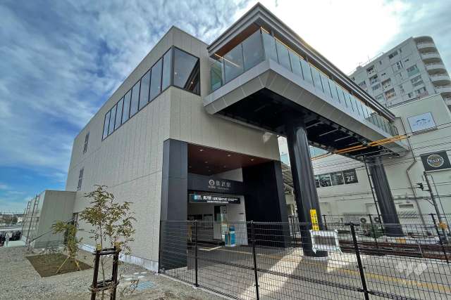 東急目黒線「奥沢」駅の外観