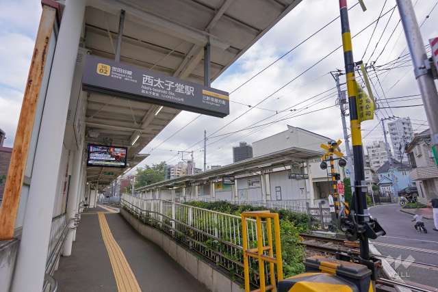 東急世田谷線「西太子堂」駅の外観