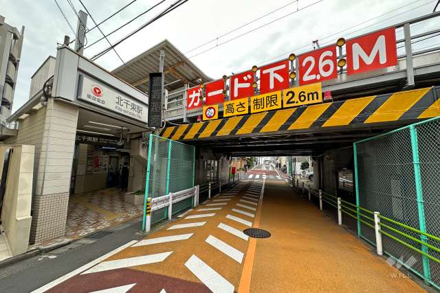 東急大井町線「北千束」駅の外観
