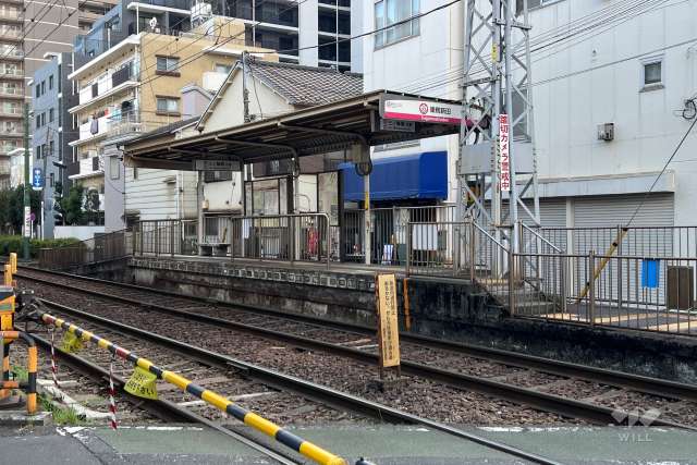 都電荒川線「巣鴨新田」駅の外観