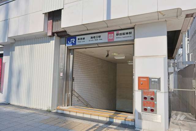 JR東西線「海老江」駅の外観