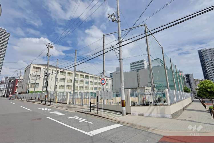 夕陽丘中学校の写真