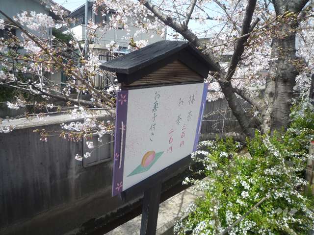 大堀川の花道の写真