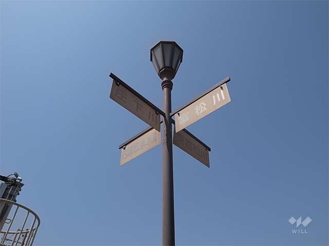 庄下川のX橋の写真