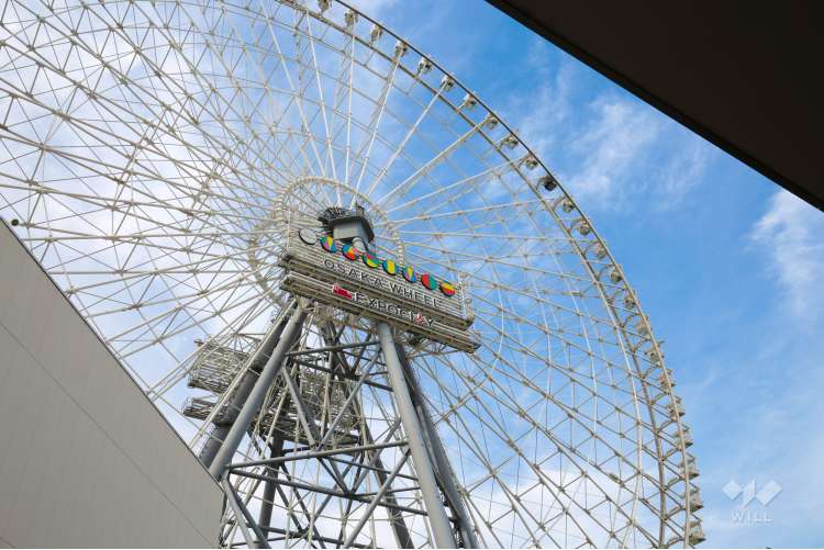 日本一の大観覧車 オオサカホイールの写真