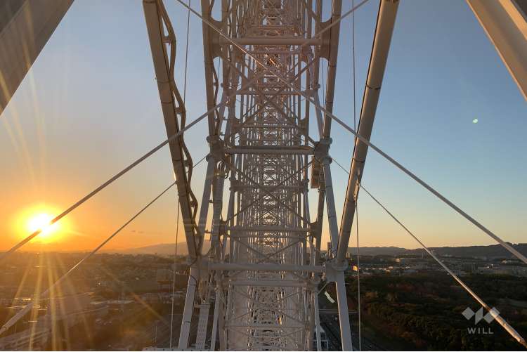 日本一の大観覧車 オオサカホイールの写真