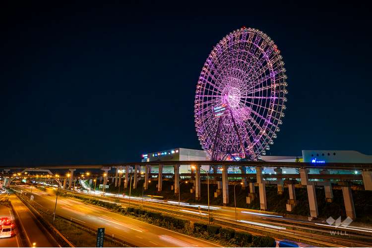 日本一の大観覧車 オオサカホイールの写真